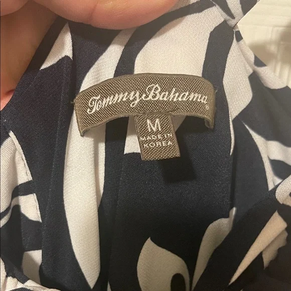 Tommy Bahama Black and White Floral Mini Dress - Picture 2 of 5